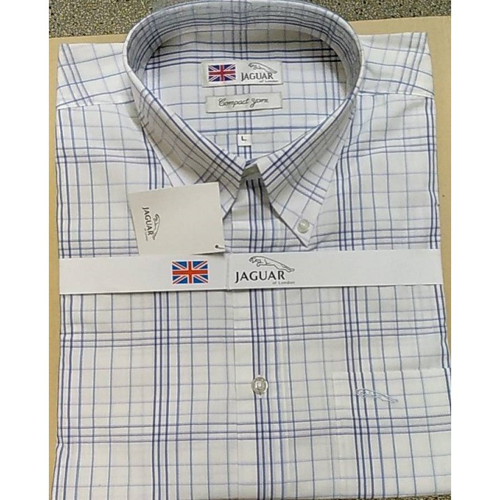 เสื้อเชิ้ตแบรนด์แท้JAGUAR OF LONDON เนื้อผ้าดีมาก