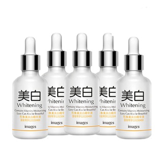 สินค้าขายดี / ของแท้ พร้อมส่ง BIOAQUA Images V7 Whitening Serum ( 5 ขวด ) วิตามิน เซรั่ม V7 ผิวขาว ไร้ฝ้า กระ 15 ml.