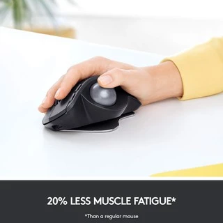 ⚡️เมาส์ไร้สายเพื่อสุขภาพ⚡️ Logitech MX Ergo Wireless Trackball Mouse Warranty ลดการปวดกล้ามเนื้อลงถึง 20% 1 - y