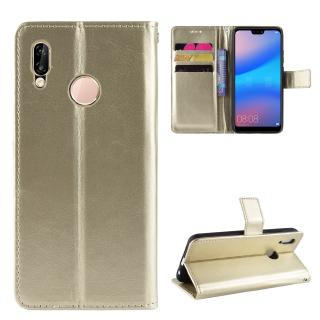 เคสโทรศัพท์หนัง PU ฝาพับ พร้อมช่องใส่บัตร และสายคล้อง หรูหรา สําหรับ Huawei Nova 3E Nova3E