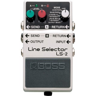 Boss LS-2 Line Selector with Power Supply พร้อมตัวจ่ายไฟเอฟเฟคอีก 6 ก้อน