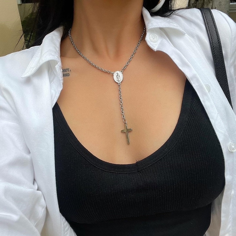 CHAIN WITH CROSS สร้อยคอจี้ไม้กางเขน