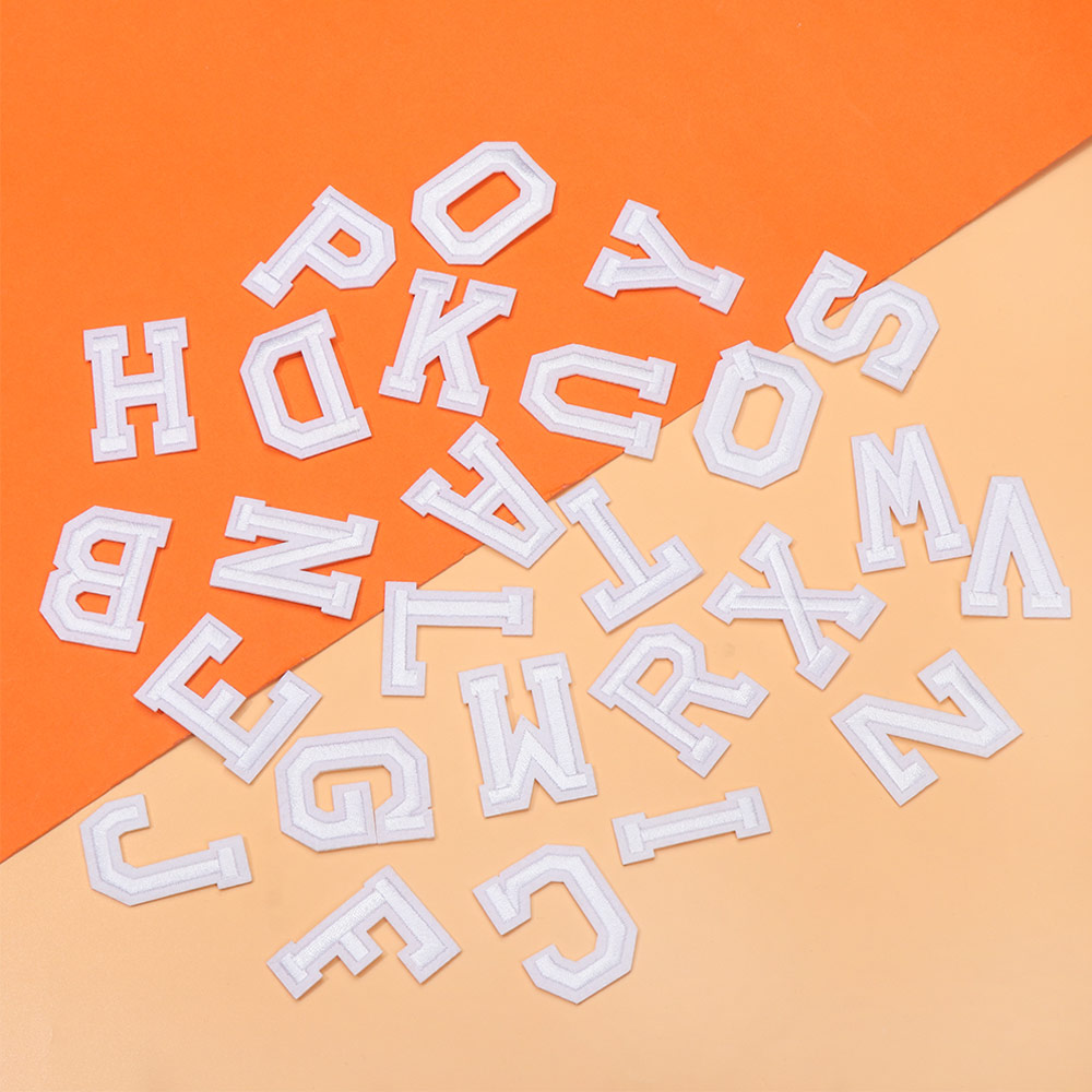 SUHE 26Pcs Handcraft Alphabet Patch Sewing Accessories Clothing