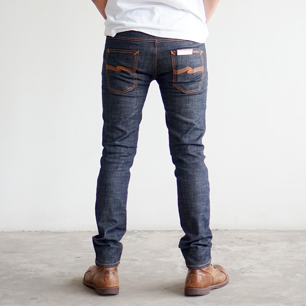 ฟรี! ถุงผ้า300฿ Thin Finn Dry Twill แบรนด์ Nudie Jeans แท้ 100% by Goods & Raw