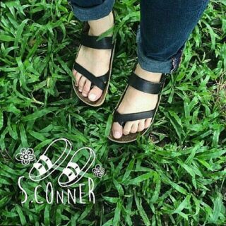 Leather Sandals ใส่ได้ทั้งแบบรัดส้นและรองเท้าแตะ