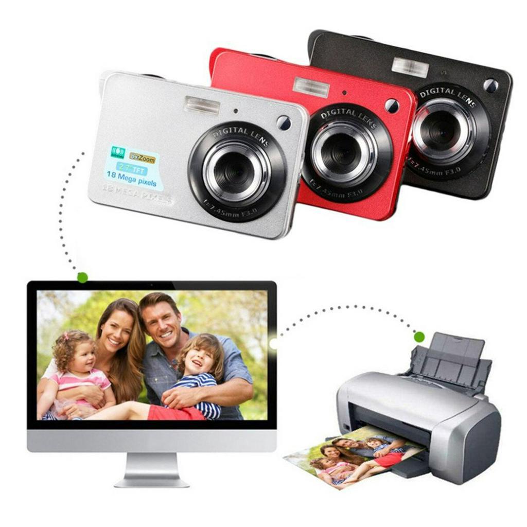 Mini Camera 2.7Inch TFT LCD Display 18MP 1080P 8x Zoom Digital Camera ...