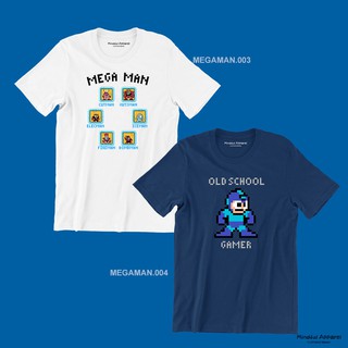 90’S GAMES - MEGAMAN GRAPHIC TEES | MINDFUL APPAREL T-SHIRTเสื้อยืด