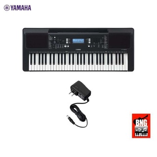 YAMAHA PSR - E373 คีย์บอร์ดยามาฮ่า รุ่นสุดฮิต ฟังก์ชันสุดโดน เฉพาะตัวเครื่อง + อะแดปเตอร์