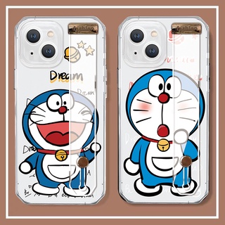 สายรัดข้อมือ การ์ตูน. น่ารัก Doraemon เคส Samsung Galaxy note8 note9 s10 plus s10 lite + s20 s20fe fe s21 fe s22 plus ultra note10 lite plus  note 20 ultra CASE โปร่งใส นางแบบคู่ ซิลิกาเจล ผู้หญิง ชาย เปลือกนิ่ม เคส