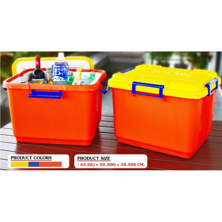 กระติกน้ำแข็ง กระติก ถังน้ำแข็ง กล่องอเนกประสงค์เก็บความเย็น 36L. KTP-50 *สั่ง 1 ชิ้น ต่อ 1 ออร์เดอร