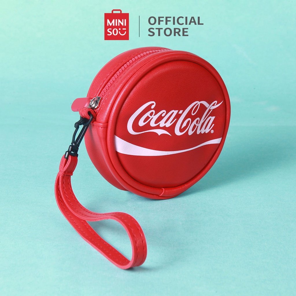 MINISO x Coca-Cola กระเป๋าตังค์ใส่เหรียญ ใบเล็กทรงกลม