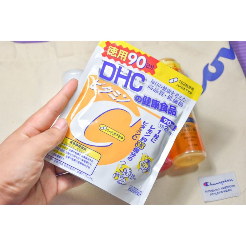 DHC Vitamin C E B วิตามินซี อี บี (90วัน)  ของแท้ นำเข้าจากญี่ปุ่น ทำให้ผิวขาวกระจ่างใส