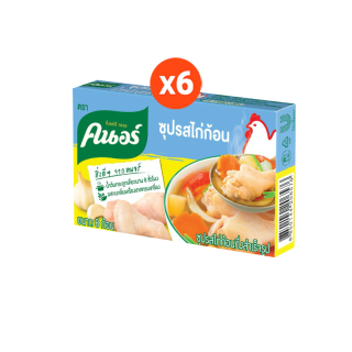 Knorr คนอร์ ซุปก้อน รสไก่ 80 กรัม [x6]