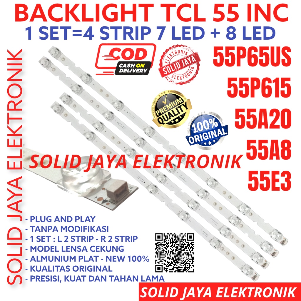 INC LED BACKLIGHT 55 L55P65US L 55P65US 55P65 US 55P615 55A20 55A8 55E3 55P 65US BLINC 15K 55A 55E ท