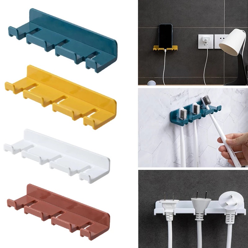 [ Home Creative อุปกรณ์เสริมที่วางแปรงสีฟันสําหรับโทรศัพท์มือถือ [ อุปกรณ์ใช้ในครัวเรือน