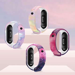 สายนาฬิกาข้อมือ ทำจากซิลิโคน หลากสี แบบเปลี่ยนได้ สําหรับ Xiaomi Mi Band 6 5 4 3 Xiaomi Mi6 Miband band6