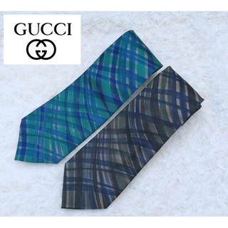 เนคไทแบรนด์เนม GUCCI NECKTIE ของแท้ มี 2 สี