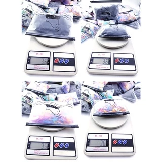 💜🧡ยางรัดผม ขนาดหนา บรรจุในซองซิป น้ำหนัก 💜🧡มากกว่า 700วง (แต่ละถุงลายอาจจะไม่เหมือนกันนะคะ)