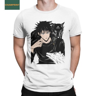 เสื้อยืดผ้าฝ้าย พิมพ์ลายอนิเมะ Megumi Fushiguro Jujutsu Kaisen สไตล์ฮิปฮอป ใส่สบาย สําหรับวัยคุณแม่สามารถปรับแต่งได้