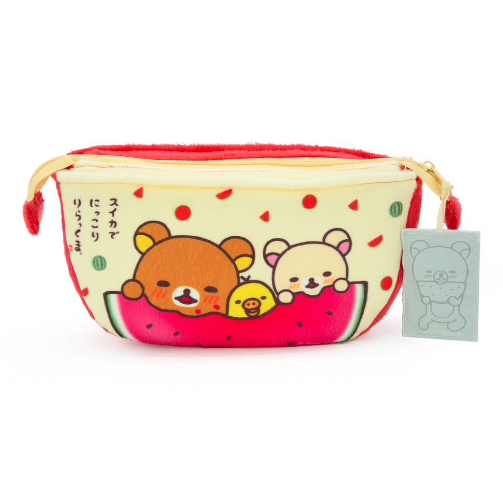 Rilakkuma ลิขสิทธิ์แท้ กระเป๋า เครื่องสำอาง ริลัคคุมะ (Rilakkuma) Love Melon