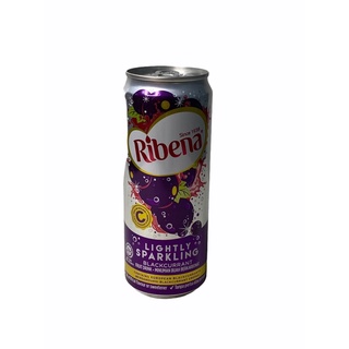 RIBENA Lightly Sparkling Blackcurrant 325ml รุ่นกระป๋อง 1กระป๋อง/บรรจุ 325ml ราคาพิเศษ สินค้าพร้อมส่ง!!