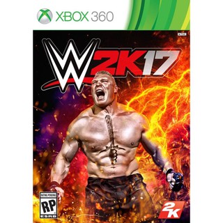 WWE2k17 xbox360 [Region Free]แผ่นเกมXbox 360 เกมมวยปล้ำWWE2017 แผ่นไรท์เล่นได้กับเครื่องที่แปลงแล้ว