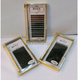 ขนตาจับช่ออัตโนมัติ ขนมิ้งแท้ ROXY LASHES  💥พร้อมส่ง💥