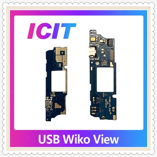 USB Wiko View  อะไหล่สายแพรตูดชาร์จ แพรก้นชาร์จ Charging Connector Port Flex Cable（ได้1ชิ้นค่ะ) ICIT-Display