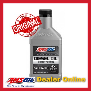 Amsoil Heavy Duty Diesel Oil 4X SAE 10w-30 น้ำมันเครื่องดีเซล สังเคราะห์แท้100%