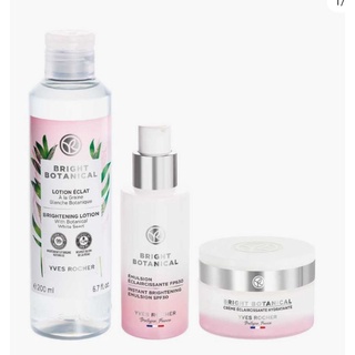 New! Yves Rocher -Bright Botanical Emulsion 50ml &amp; toner 200ml&amp;Hydrating cream 50ml/eye/foam