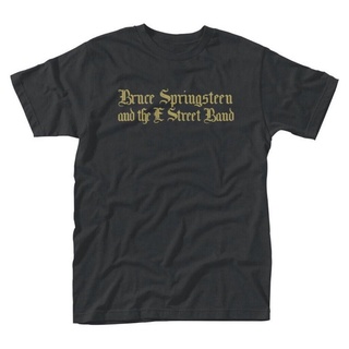 เสื้อยืด พิมพ์ลาย Bruce Springsteen สีดํา แฟชั่นใหม่ สําหรับขี่รถจักรยานยนต์S-5XL