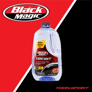 Black Magic Tire Wet Refill แบล็คเมจิคน้ำยาสำหรับเคลือบเงายางรถยนต์ขนาด 1.89 mL