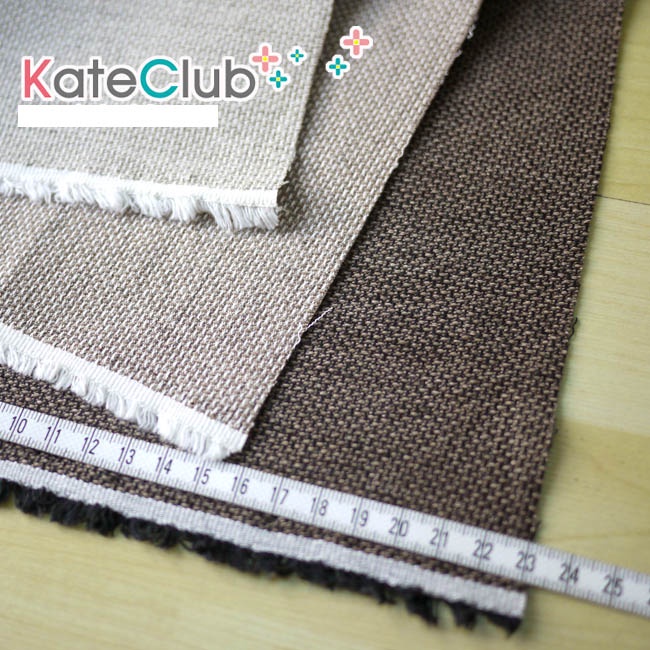 ผ้าทอญี่ปุ่น Akemi Shibata collection ลายกระสอบ ทอแบบหยาบๆ (1 ชิ้น ขนาด 55x50 cm)