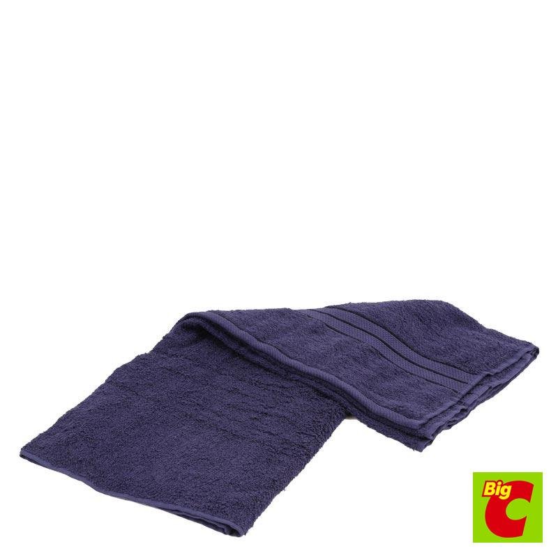เบสิโค สีน้ำเงินเข้มBESICO ผ้าขนหนูสีพื้น xขนาด 2754 นิ้ว Solidcolor towel,size 27x 54 inches,
