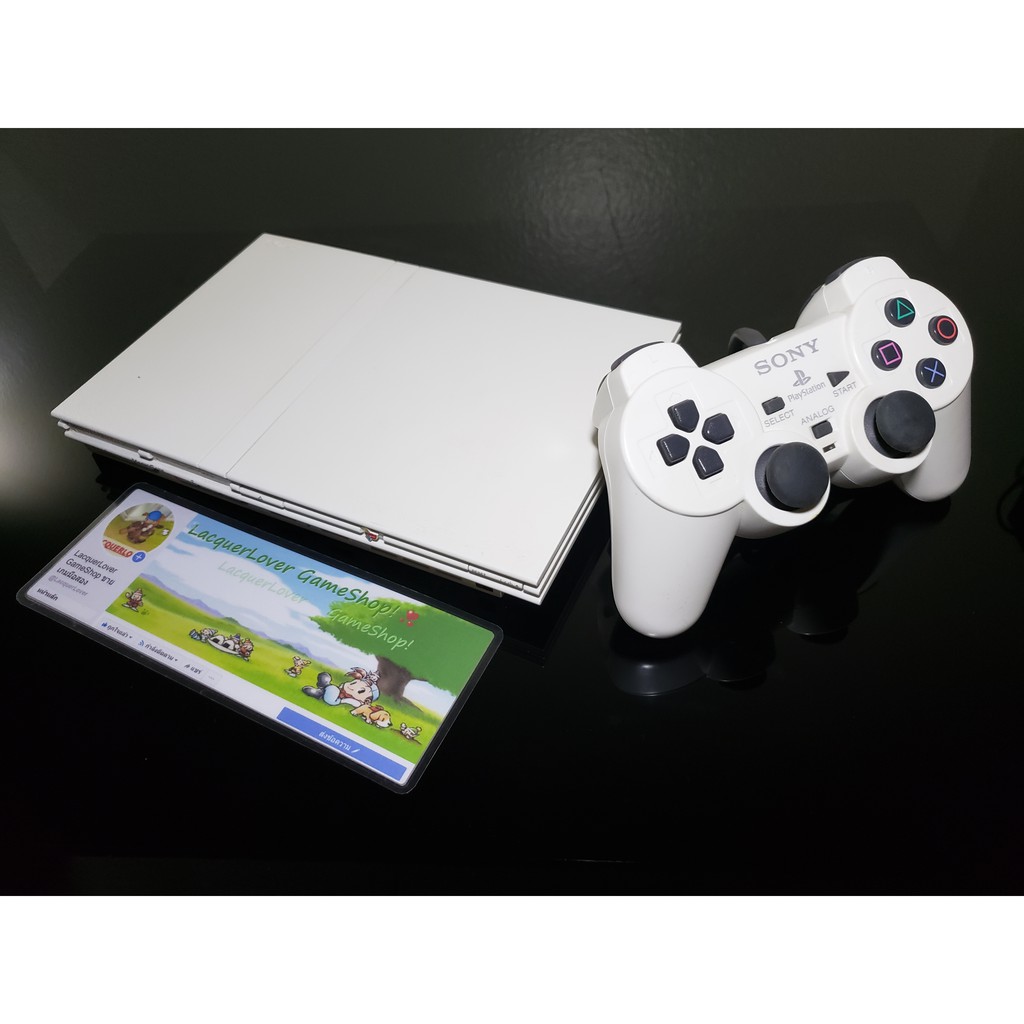 [SELL] PlayStation 2 PS2 Slim-70000 Ceramic White (MOD)(USED) เครื่องเกม PS2 แปลงเล่นก็อปปี้ !!
