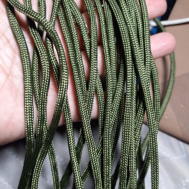 3/5 เมตร สายทอสร้อยข้อมือ PARACORD 4MM 7 คอร์สสี