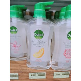 เจลอาบน้ำเดทตอล​ Dettol กลินจัสมิน, ออเรนจ์, โรส  500g  สูตรใหม่