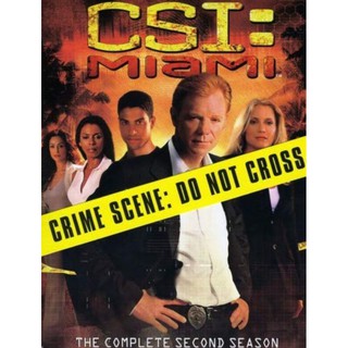 [DVD] CSI :Miami ไขคดีปริศนา ไมอามี่ ซีซั่น 2 : 2003 #ซีรีส์ฝรั่ง (ดูพากย์ไทยได้-ซับไทยได้) 6 แผ่นจบ