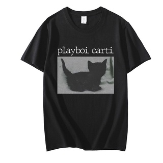 T-shirt  เสื้อยืด พิมพ์ลายกราฟฟิค Playboi Carti Music อัลบั้ม สไตล์ฮิปฮอป เรโทร โอเวอร์ไซซ์ สําหรับชาย และหญิงS-5XL