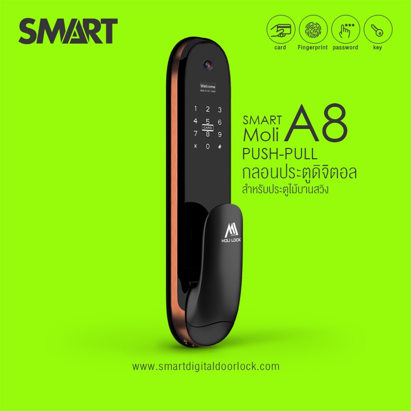 Digital door lock Smart A8 autolock hiend brand