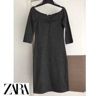 Zara Dress dark grey color Size S