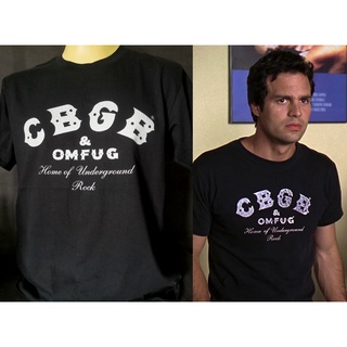 เสื้อวงนำเข้า CBGB &amp; OMFUG Home of Underground Rock Punk The Clash Ramones Sex Pistols Gildan T-shirt