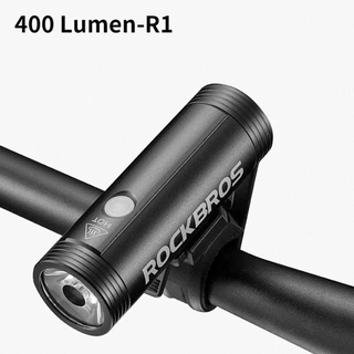 ROCKBROS ไฟฉายติดจักรยาน กันน้ำฝน ชาร์จ USB ได้ 400LM 800LM