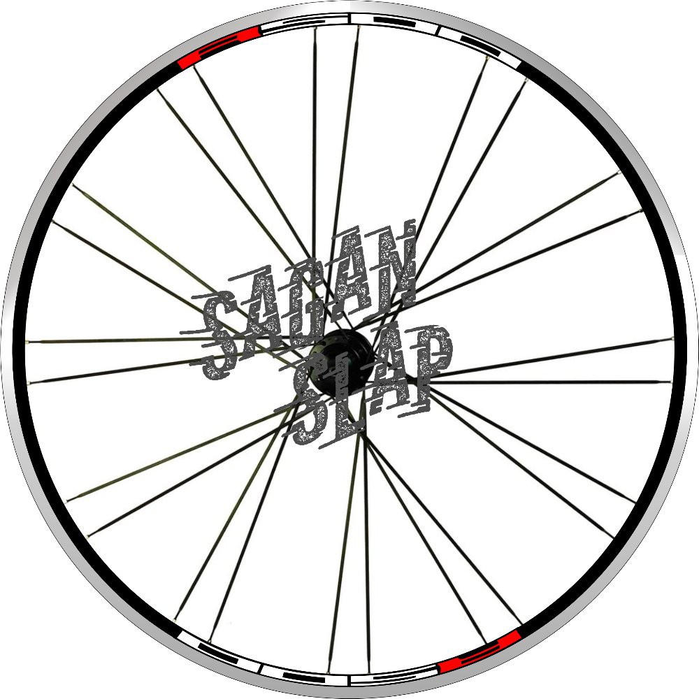 สติ๊กเกอร์รูปลอกขอบจักรยาน Shimano R500 700c กว้าง 1 ซม