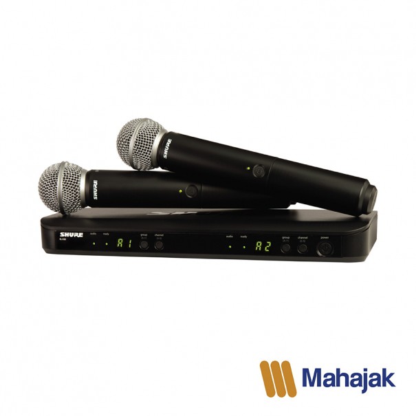 SHURE BLX288TH/SM58 ชุดไมค์ลอยมือถือคู่