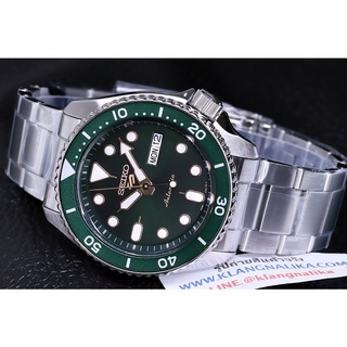 (แถมกล่องแบบพกพาและที่ตัดสาย) นาฬิกา Seiko 5 Sport Automatic รุ่น SRPD63K / SRPD63K1