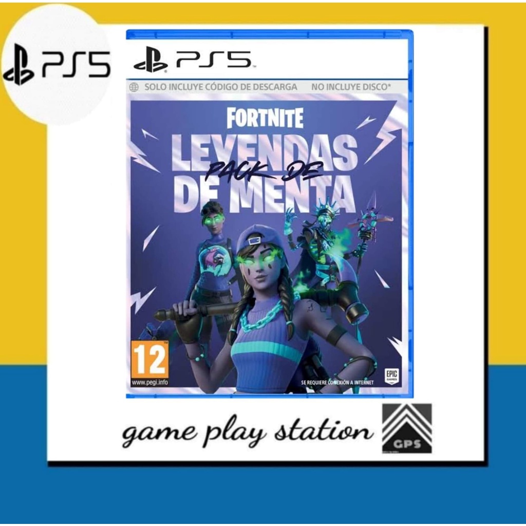 ps5 fortnite minty legends pack ( no disc included ) ( english zone 2 )