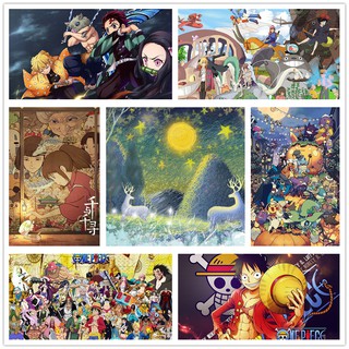 【Ready Stock】 จิ๊กซอว์ 2000 จิ๊กซอว์ ของเล่น jigsaw puzzle spirited away one piece anime puzzle