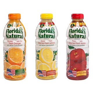 ฟลอริด้าเนเชอรัล  Florida’s Natural เป็นน้ำผลไม้แท้ 100% 1 ลิตร จากสหรัฐอเมริกา ไม่ใส่สารกันบูด หรือวัตถุกันเสีย