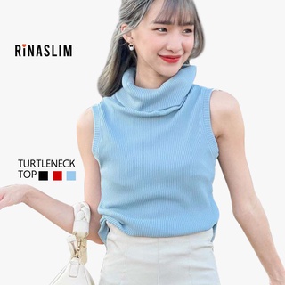 RINASLIM เสื้อคอเต่า แขนกุด TURTLENECK SHIRT